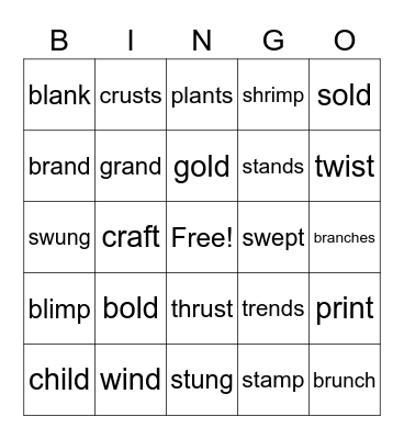 2.4 Bingo Card