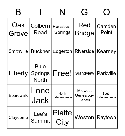 branch bingo Card