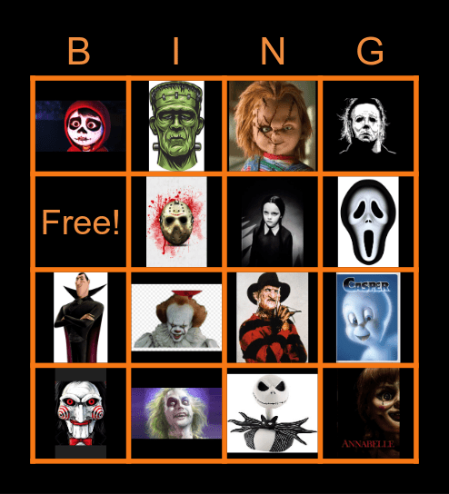HALLOWEEN BINGO Card