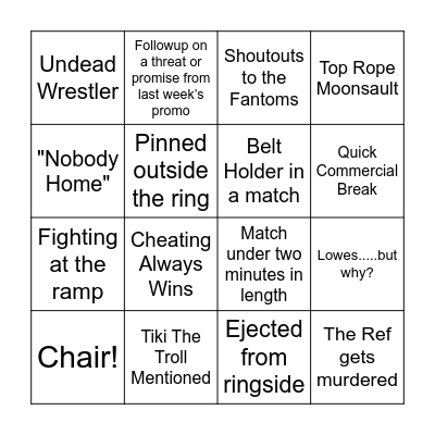 MNW Flashbang Card #2 Bingo Card