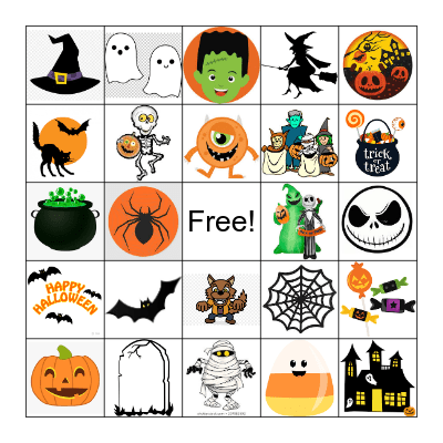 Halloween Bingo Card