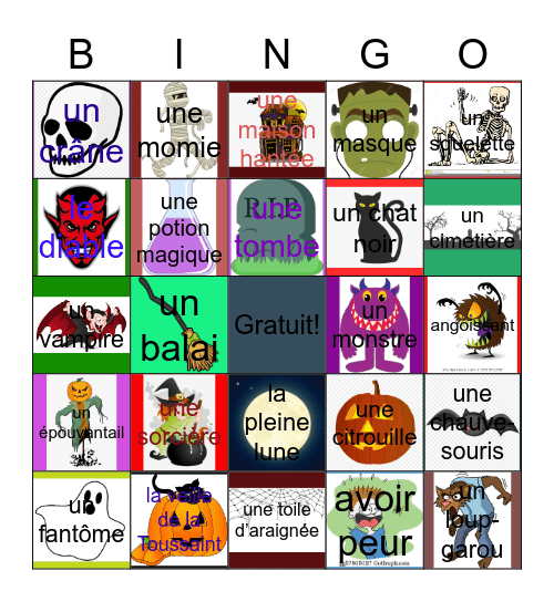 Halloween!! Bingo Card