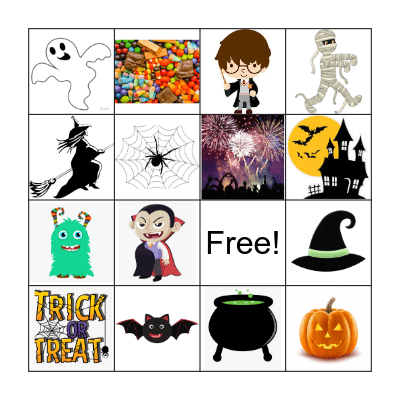 Halloween Bingo Card