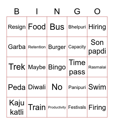H1 HR Meet Bingo Card
