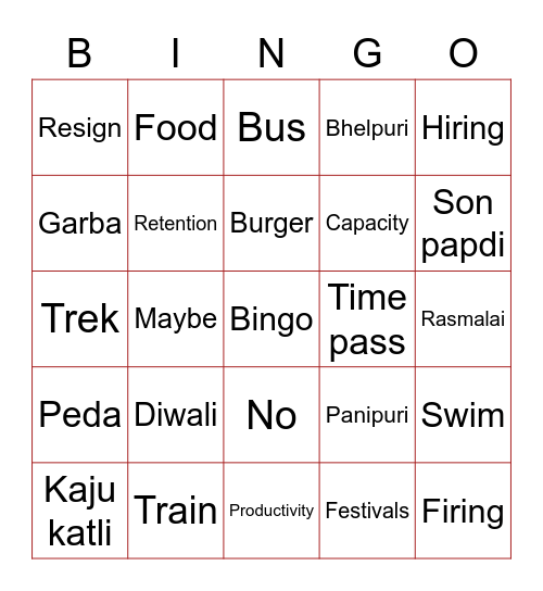 H1 HR Meet Bingo Card