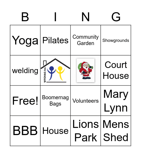 Whittlesea Community House Bingo Card