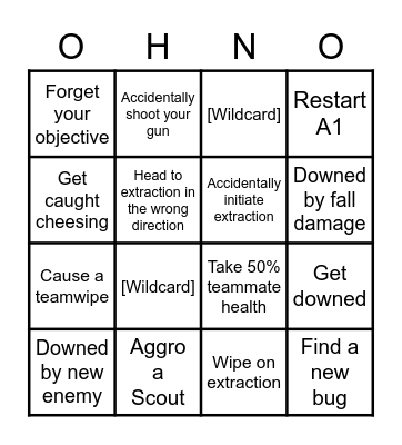 BINGNO Bingo Card