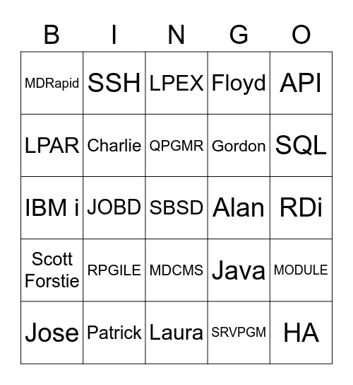 MAGIC Bingo with Midrange Dynamics Bingo Card