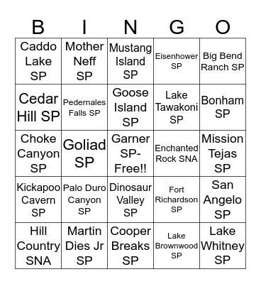 Memorial Weekend Reservations Bingo Card