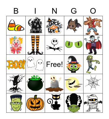 Halloween Bingo 2 Bingo Card