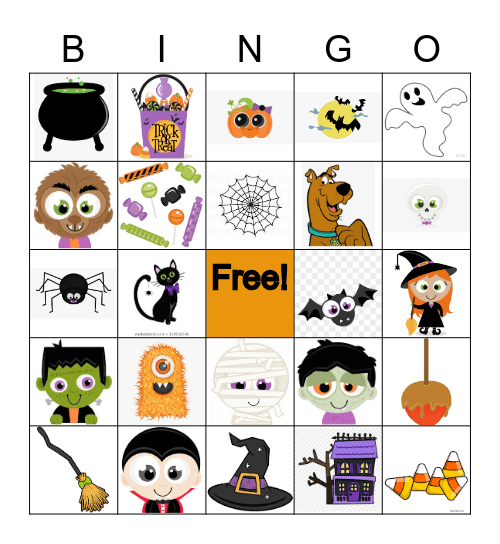 Halloween Bingo Card