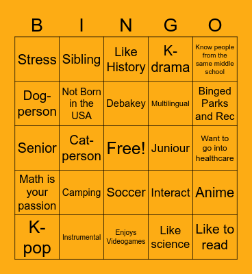 Palloween Bingo Card