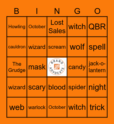 Creepy BA Bingo Card