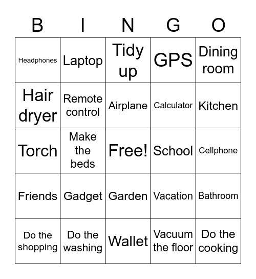 IFU DAY! Bingo Card