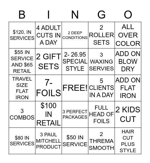 smart style 4546 Bingo Card