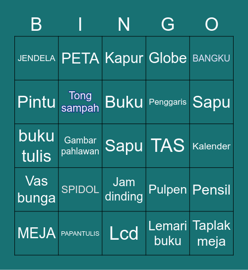ENA00YSH Bingo Card