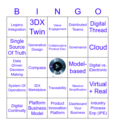 Value of 3DEXPERIENCE Bingo Card