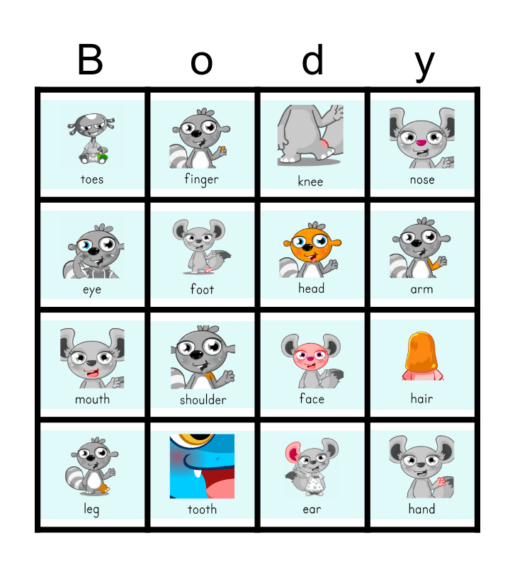 body-parts-bingo-card