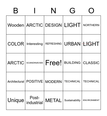 ATUT2020 BINGO Card