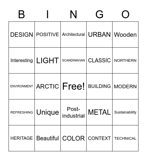 ATUT2020 BINGO Card