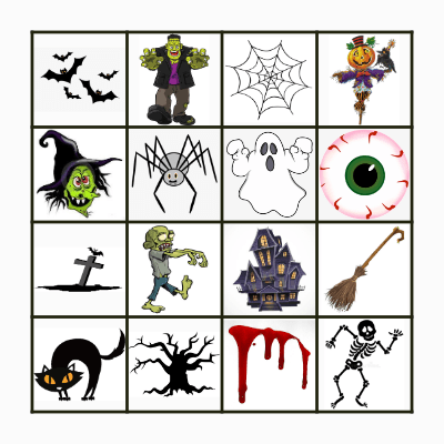 H A L L O W E E N   B I N G O Bingo Card