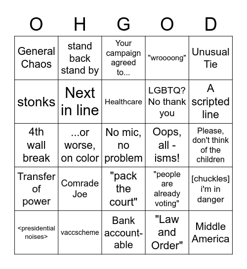 Coherent Sentences II: Now with 10% Words Bingo Card