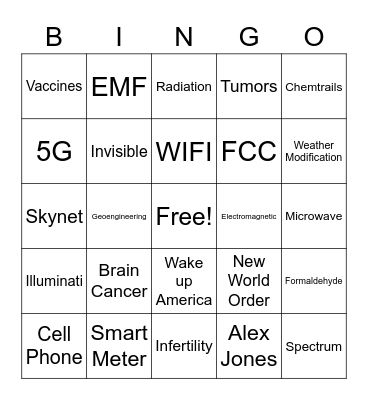 Margie Alfonso Twitter Bingo Card