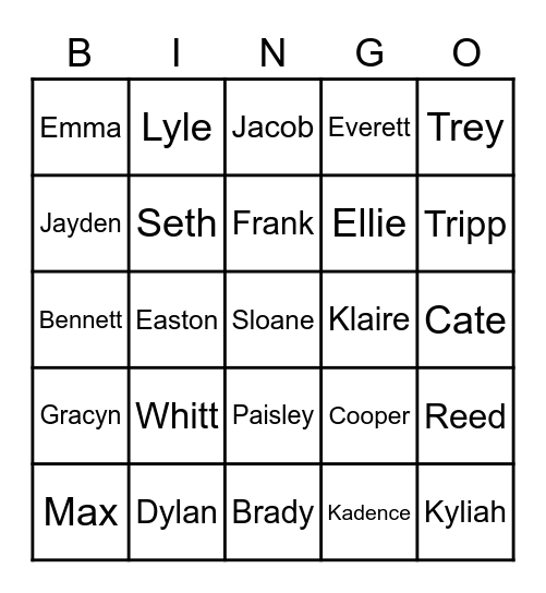 Mrs. Walker's Class Bingo Card