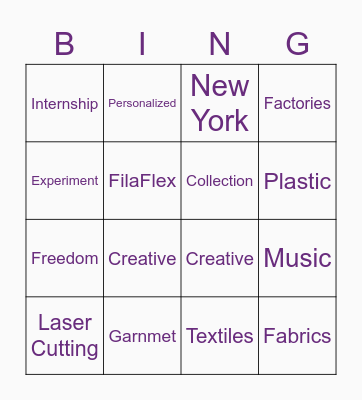 NRF Halloween Bingo Card