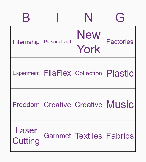 NRF Halloween Bingo Card
