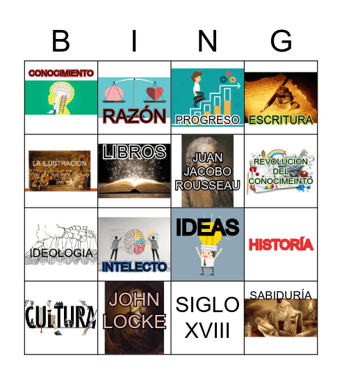 LA ILUSTRACIÓN Bingo Card