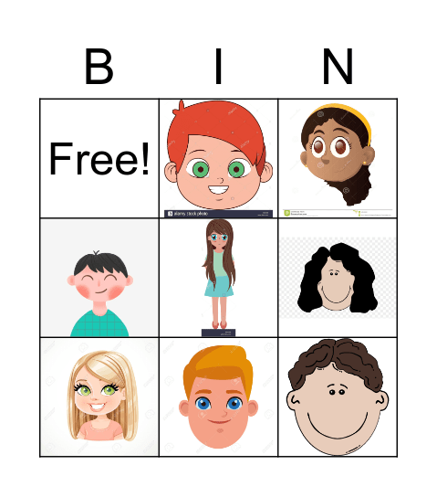 What I look like Bingo Card