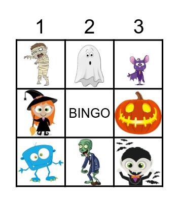 HALLOWEEN Bingo Card