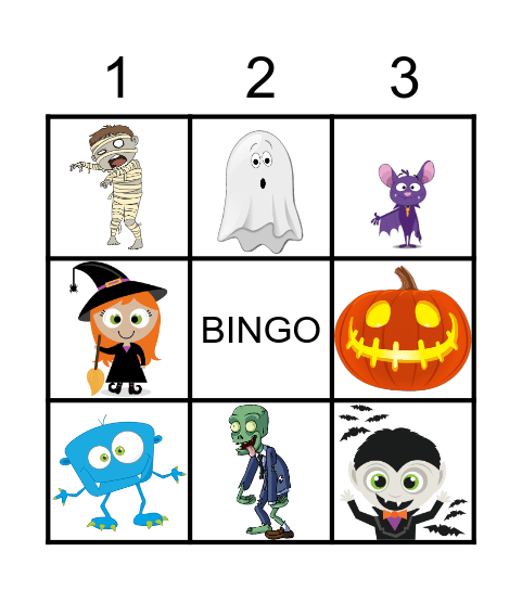 HALLOWEEN Bingo Card