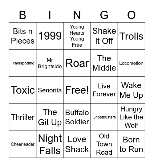 GFG Halloween Bingo Card