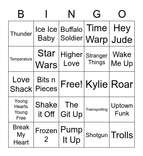 GFG Halloween Bingo Card