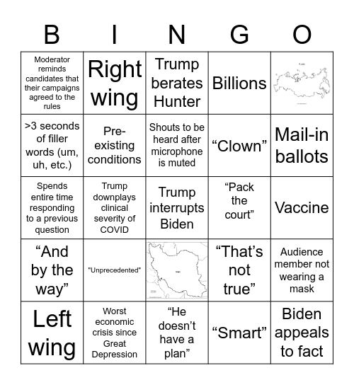 Any Functioning Adult 2020 Bingo Card