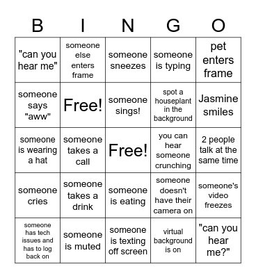 Bridal Shower Bingo! Bingo Card