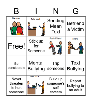 Friends Do Make a Difference Bingo Card