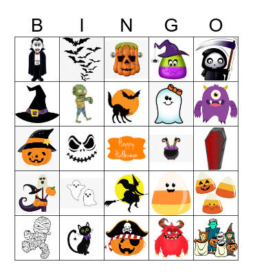 Halloween Bingo Card
