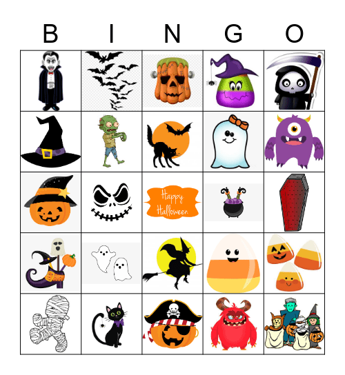 Halloween Bingo Card