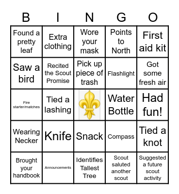 Pathfinder BINGO! Bingo Card