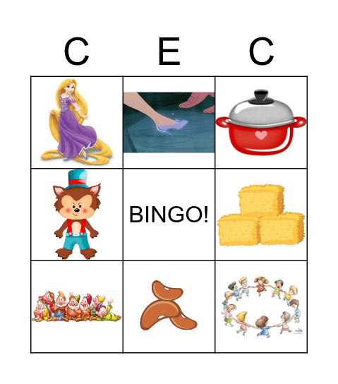 BINGO DOS OBJETOS Bingo Card