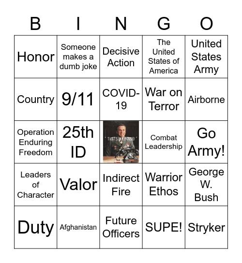 Nininger Bingo Card