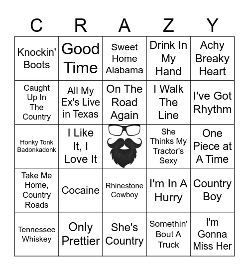 COUNTRY | RD 1 | CLASSIC COUNTRY Bingo Card