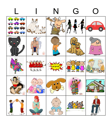 Lingo Bingo Card