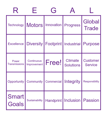 United Way Virtual Bingo Card