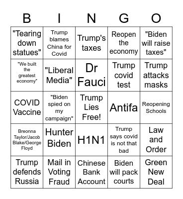 Densyr Bingo Card