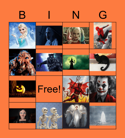 HAPPY HALLOWEEN! Bingo Card