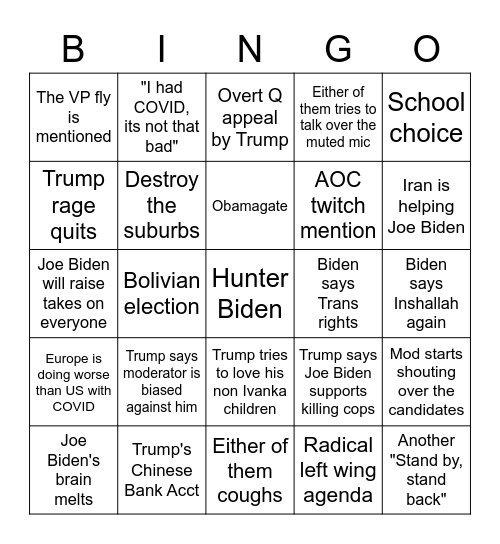 Hiiii Bingo Card